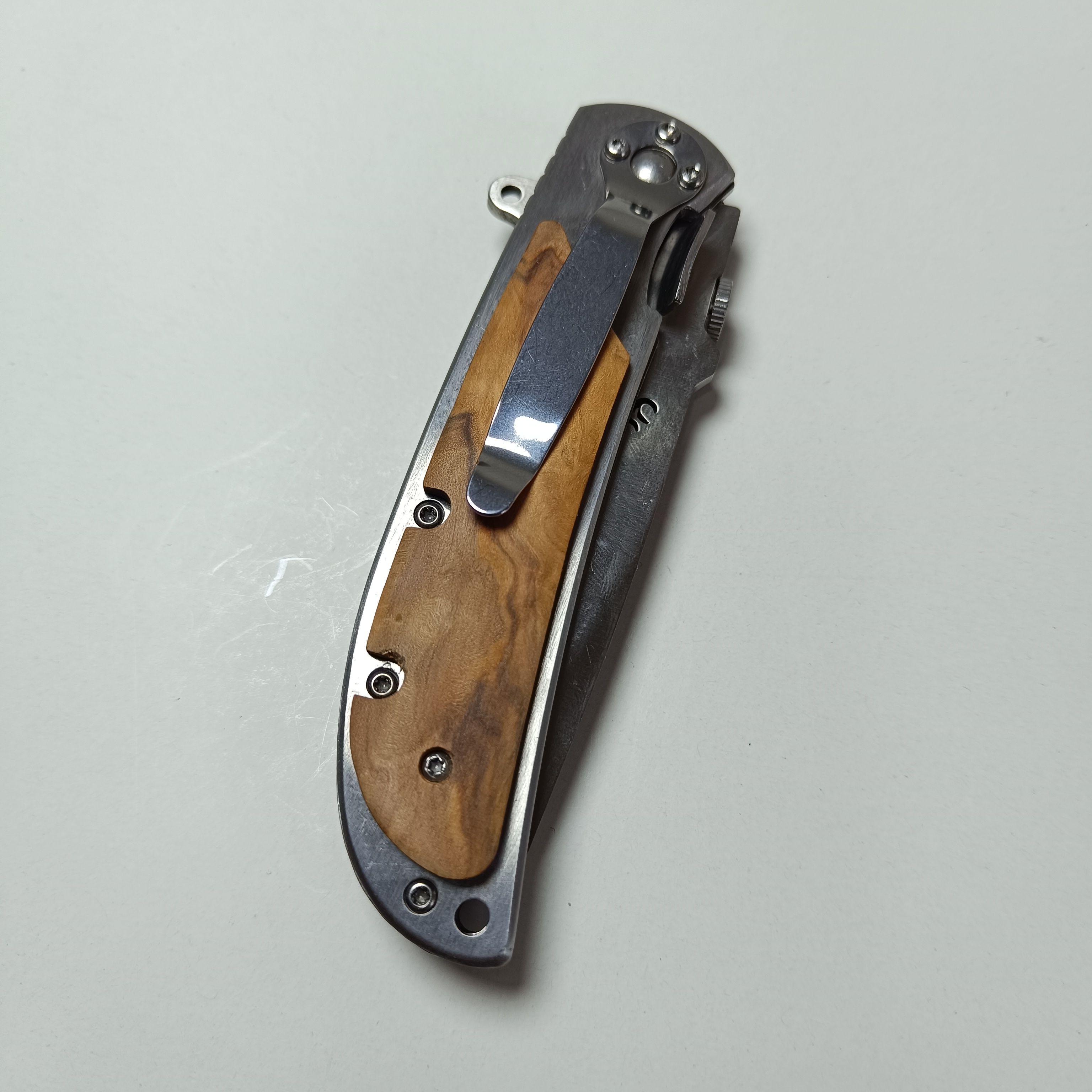 چاقو جیبی تاشو Browning مدل دسته چوبی
